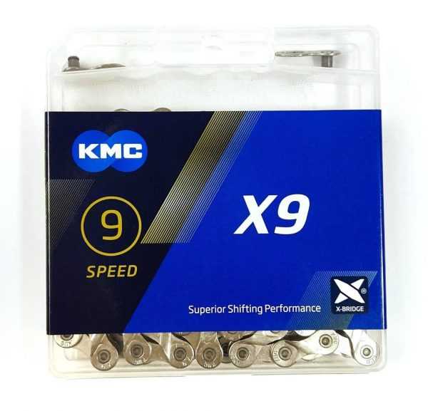 Цепь KMC X9 9sp Silver