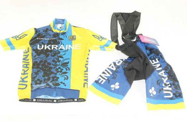 Комплект женской велосипедной формы Biemme Ukraine National Team. Size S