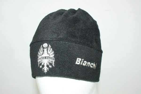 Велосипедная шапка (подшлемник) Bianchi Fleece one size Black / Blue