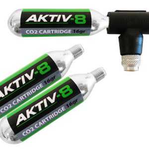 Насос AKTIV-8 CO2 Pump Set incl. 3 Cartridges 16g with Thread