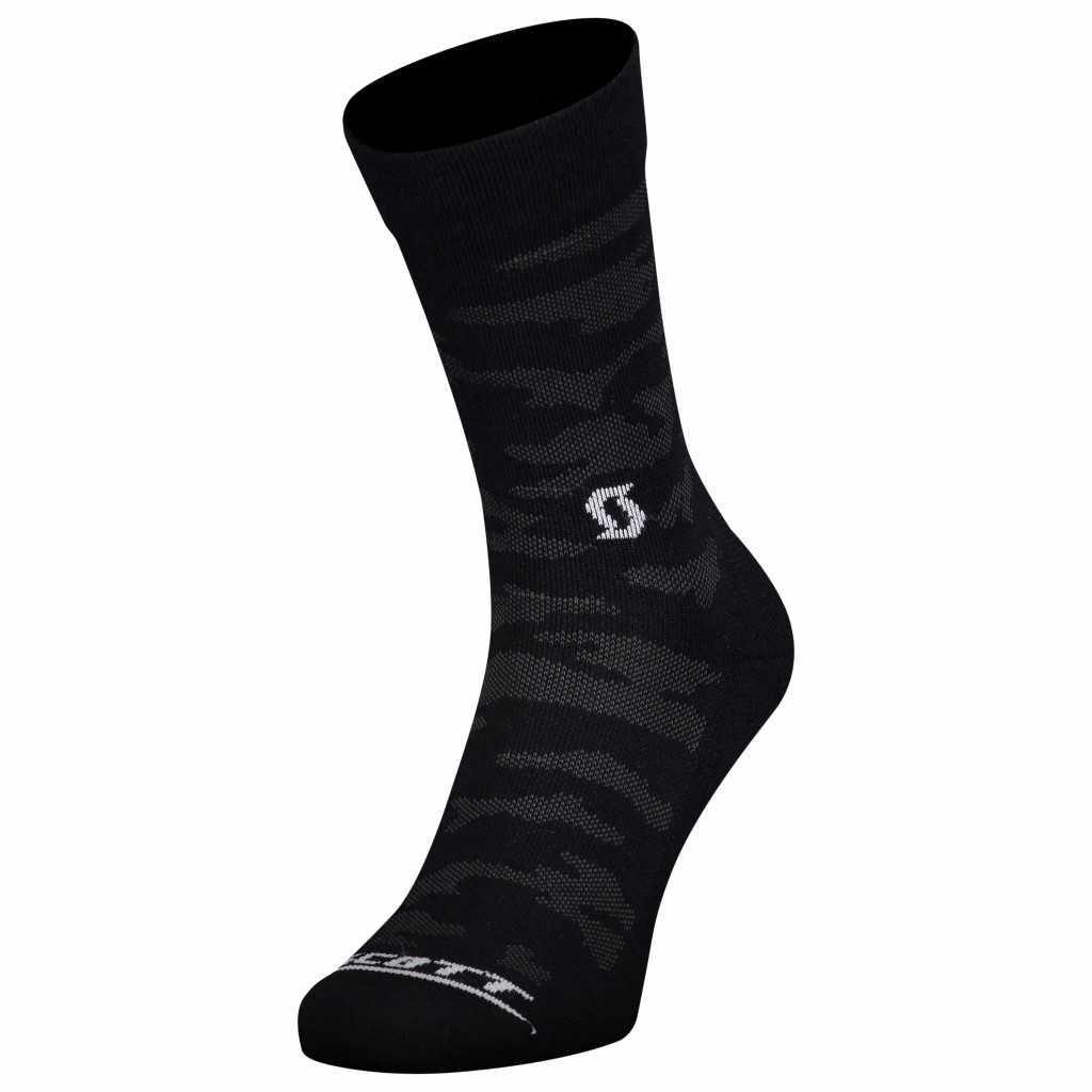 Шкарпетки SCOTT TRAIL CAMO CREW black/dark grey — 36-38