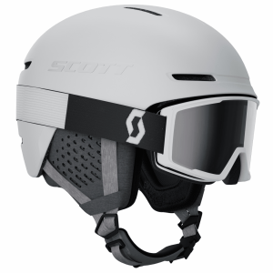 Гірськолижний набір SCOTT шолом Track + маска Factor білий — L