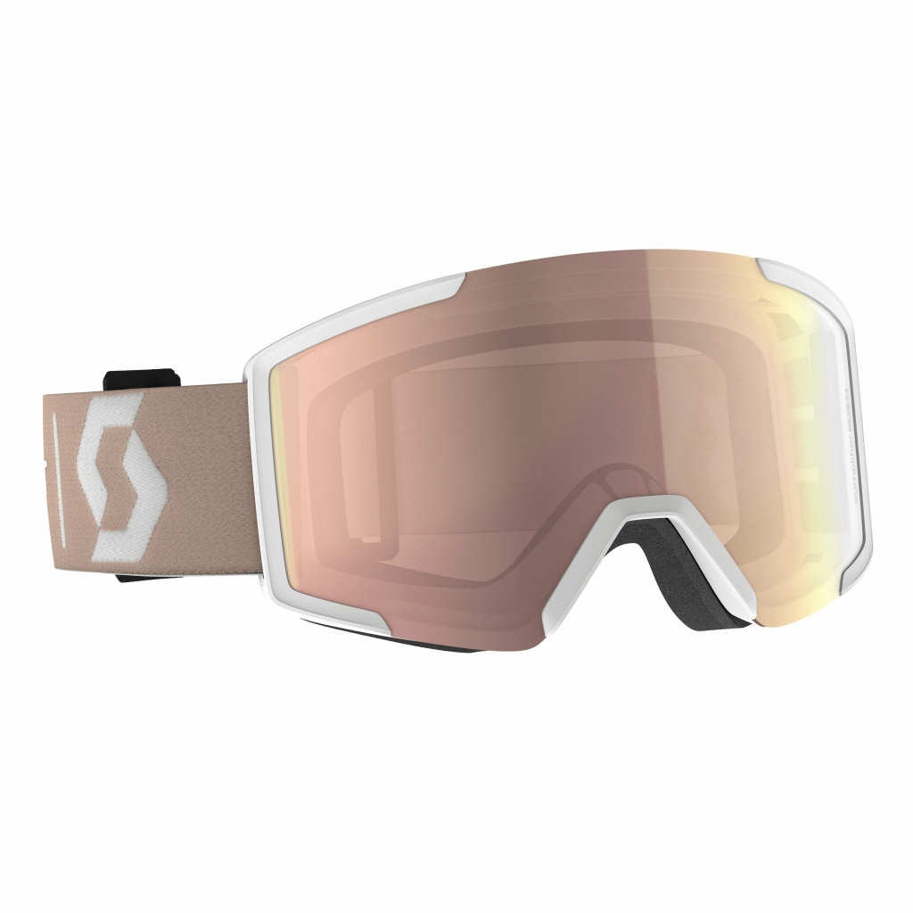 Маска гірськолижна SCOTT Shield + extra lens pale pink/enhancer rose chrome