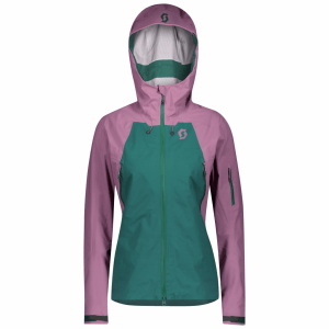 Куртка SCOTT W EXPLORAIR 3L cassis pink/jasper green — XS