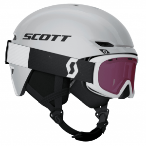 Гірськолижний шолом підлітковий SCOTT KEEPER 2 + маска гірськолижна JR WITTY white — M