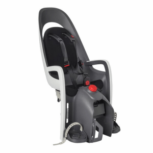 Сидіння для дітей HAMAX CARESS на багажник сіро/біле чорне сидіння