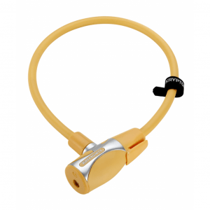 Велозамок кабель KRYPTONITE KRYPTOFLEX 1265 жовтий ключ