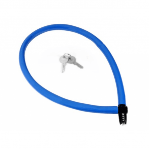 Велозамок кабель KRYPTONITE KEEPER 665 6×65 синій ключ