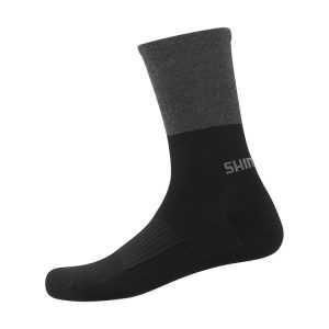Шкарпетки зимові Shimano ORIGINAL WOOL TALL, чорно/сірий, розм. L-XL (45-48)