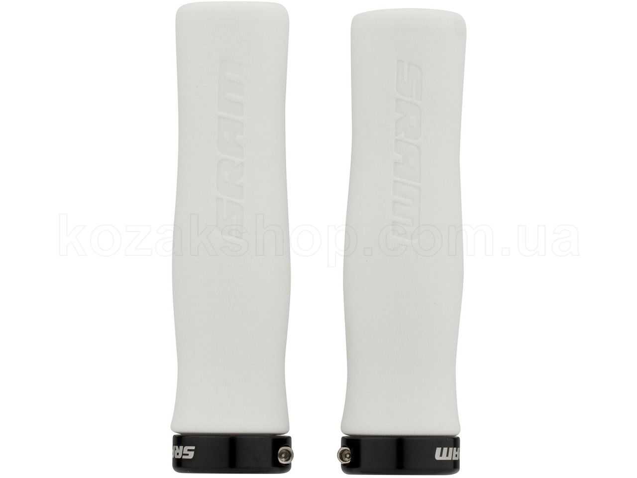 gripsy-sram-locking-grips-contour-foam-129mm-white-with-single-black-clamp-and-end-plugs-52251551248829.jpg