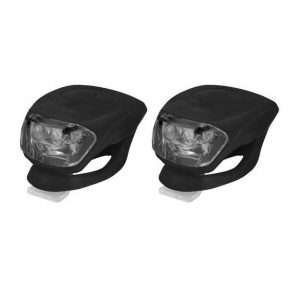 КОМПЛЕКТ: Світло переднє Longus2LED/2 ф-ції + заднє 2LED/2 ф-ції, чорний