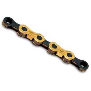 Ланцюг KMC X12 Ti-N Chain 12-speed gold/black з замком