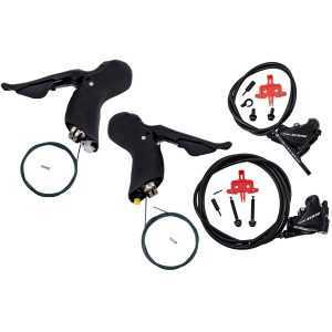 Комплект ручок Shimano 105 ST-R7020 з гальмами BR-R7070, OEM, 2x11-speed Disc Brake Set | Flat Mount (25mm) , KR7020DLF6RX080+KR7020DRRDRX150