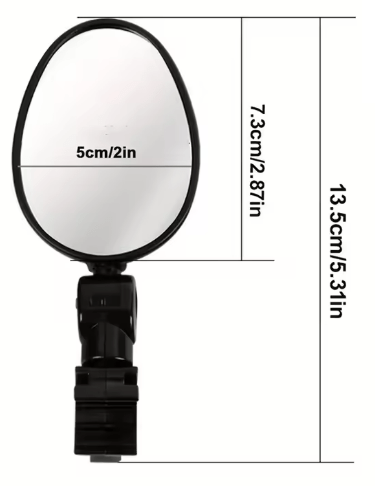 Снимок зеркало овальное 2