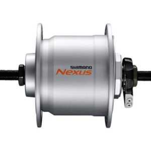 Динамо-втулка Shimano DH-C3000-3N-NT, NEXUS, 6V 3.0W, 36H, 100X140MM, на гайках, E2 TERMINAL, W/SM-DH10, срібл.