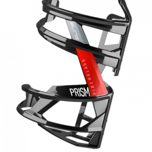 Фляготримач ELITE PRISM L ліва сторона, чорний/червоний