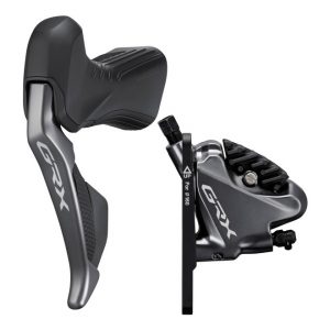 Гальмо гідравл диск Shimano RX815 GRX Di2, переднє (ліва гальм.ручка/шифтер ST-RX815 2-швидк, BR-RX810, гідроліния 1000мм)