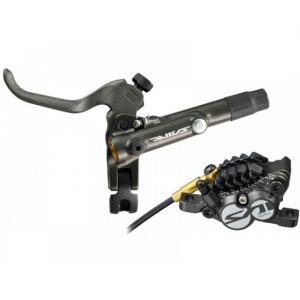 Гальмо гідравл. дискове Shimano M820 SAINT переднє (ліва ручка, 4-поршн каліпер, J-kit гідролінія 1000мм)