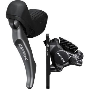 Гальмо гідравл диск Shimano RX820 GRX, переднє (ліва ручка/шифтер ST-RX820 2-шв., каліпер, гідроліния 1000мм)