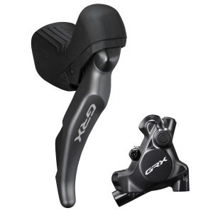 Гальмо гідравл диск Shimano RX820 GRX, заднє (права гальм. ручка/шифтер ST-RX820 12-швидк, BR-RX820, гідроліния 1700мм)