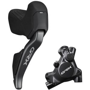 Гальмо гідравл диск Shimano RX825 GRX Di2, заднє (права гальм.ручка/шифтер ST-RX825 12-швидк, BR-RX820, гідроліния 1700мм)