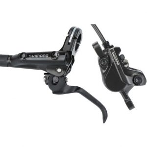 Гальмо гідравл. дискове Shimano MT501-E заднє (права ручка, 4-поршн. каліпер BR-MT520, гідроліния 1700мм, D03S)