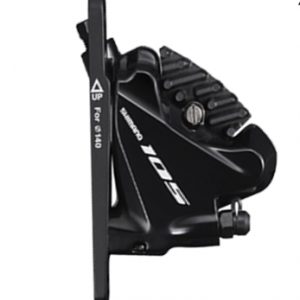 Каліпер гідравл диск гальм Shimano BR-R7070-F, 105, FLAT MOUNT передній адаптер 140/160мм, колодка L03A RESIN PAD(W/FIN)