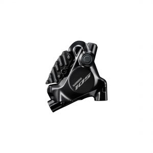 Каліпер гідравл диск гальм Shimano BR-R7170-F, 105, FLAT MOUNT передній адаптер 140/160мм, колодка L05A RESIN PAD(W/FIN)