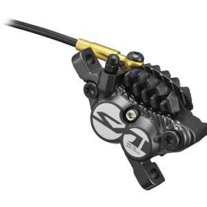 Каліпер гідравл диск гальм Shimano BR-M820 SAINT, монтаж РМ160мм, колодка H03C/Fin, метал