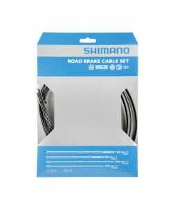 Комплект тросів і рубашок гальм шосе Shimano з покриттям SIL-TEC