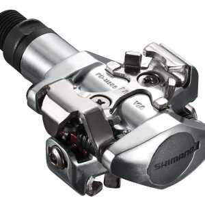 Педалі Shimano PD-M505, SPD, сріблясті
