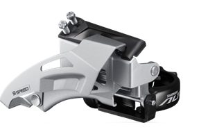 Перемикач передній Shimano FD-M2020 ALTUS 2X9, TOP-SWING, 34,9/31,8/28,6мм адапт, універс.тяга, для 36зуб