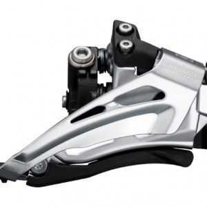 Перемикач передній Shimano FD-M6025-L, DEORE 2X10, LOW CLAMP, TOP-SWING, DOWN-PULL, хомут