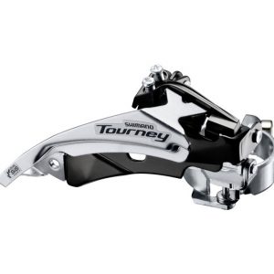 Перемикач передній Shimano FD-TY510, Top-Swing, універс.тяга, хомут 34,9 (S/M адаптери), для 48Т