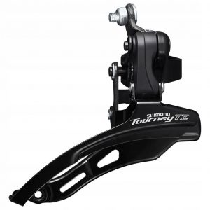 Перемикач передній Shimano TZ, FD-TZ500, 3X7/6, хомут 31,8мм, нижня тяга, OEM