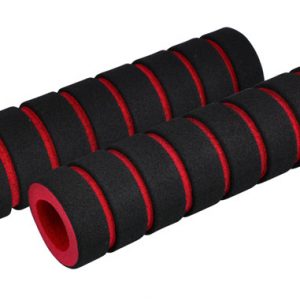 Ручки керма Longus FUOMY чорний/червоний