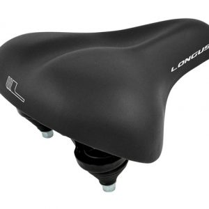 Сідло Longus COIL, чорний City, пружини
