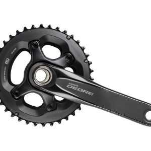 Шатуни Shimano FC-M6000-2 DEORE, інтегрована вісь, 175мм 38X28 10-шв. CL-48,8мм, без каретки