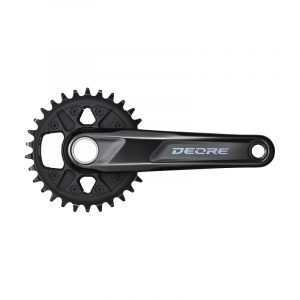 Шатуни Shimano FC-M6100-1 DEORE, інтегрована вісь, 170мм 30T 12-шв. CL-52мм без каретки