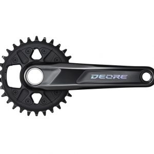 Шатуни Shimano FC-M6100-1 DEORE, інтегрована вісь, 175мм 30T 12-шв. CL-52мм без каретки