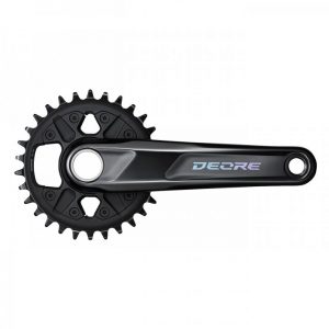 Шатуни Shimano FC-M6120-1 DEORE, інтегрована вісь, 175мм 30 12-шв. CL-55мм, без каретки
