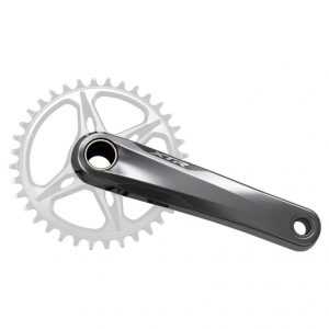 Шатуни Shimano FC-M9100-1 XTR, Hollowtech II 165мм, без зірки, CL-52мм, без каретки