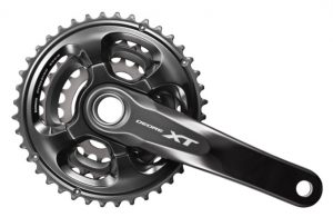 Шатуни Shimano FC-M8000-3 DEORE XT, Hollowtech II 175мм 40X30X22 без каретки