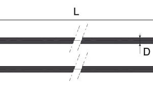 Спиці Mach1 Inox Plus чорний (нержавійка) 2/290 /10 шт