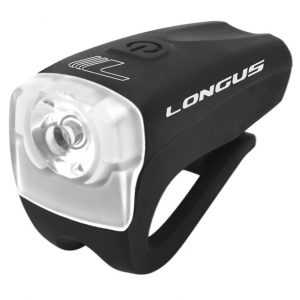 Світло переднє Longus PRETY 3W LED, 3 ф-ції , USB, чорний