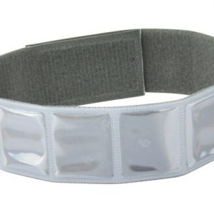 Світловідбиваюча стрічка, 3x38cm velcro білий