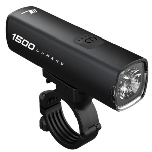 Світло переднє Longus CUBRIN 1500, 6 ф-цій, USB, чорний