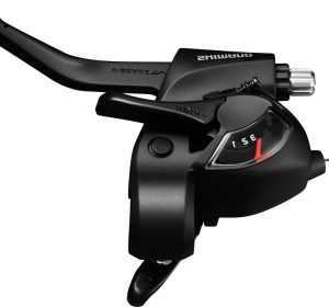 Гальм ручка/шифтер Shimano ST-EF41 лівий 3-шв, чорний ОЕМ