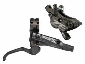 Гальмо гідравл. дискове Shimano M640 ZEE переднє (ліва ручка, 4-поршн каліпер, гідролінія 1000мм)