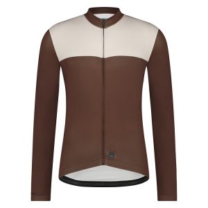 Велоджерсі Shimano Apice long sleeves, коричневе, розм. M